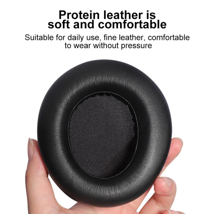 2pcs Protein Leather Earpads For SteelSeries Nova Pro - Black
