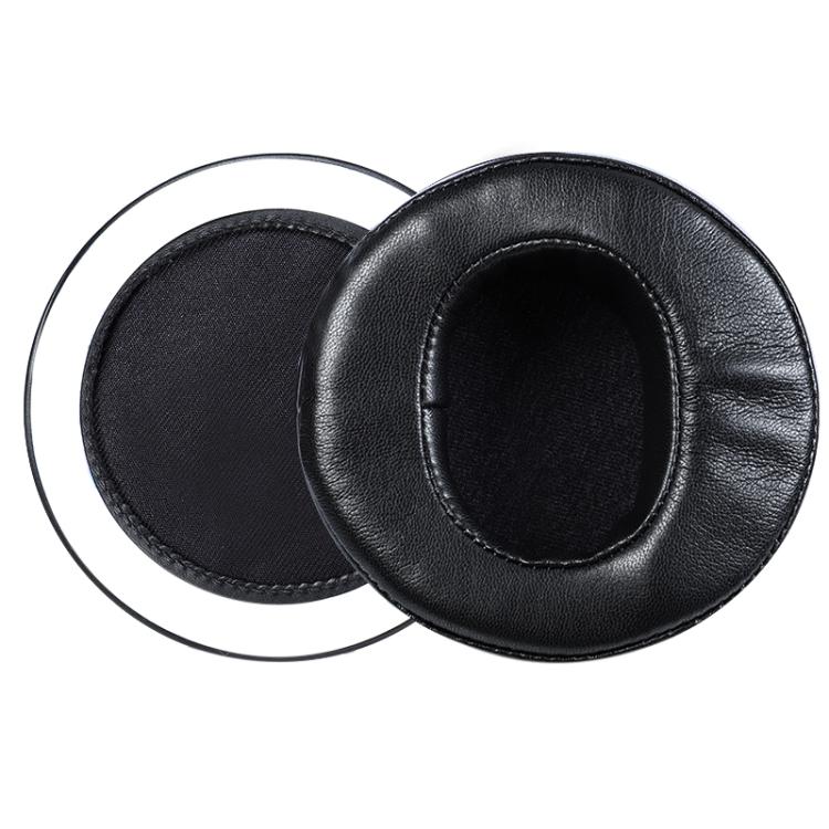 2pcs Sponge Earmuffs Replacement Earpads For Audeze LCD-2 / LCD-3 / LCD-4, Model:Lambskin - Black
