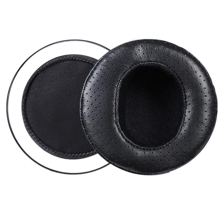 2pcs Sponge Earmuffs Replacement Earpads For Audeze LCD-2 / LCD-3 / LCD-4, Model:Punched Lambskin - Black