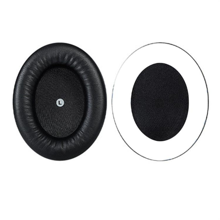 1 Pair Sponge Earmuffs Replacement Earpads For Audeze Mobius, Model:Protein Leather - Black