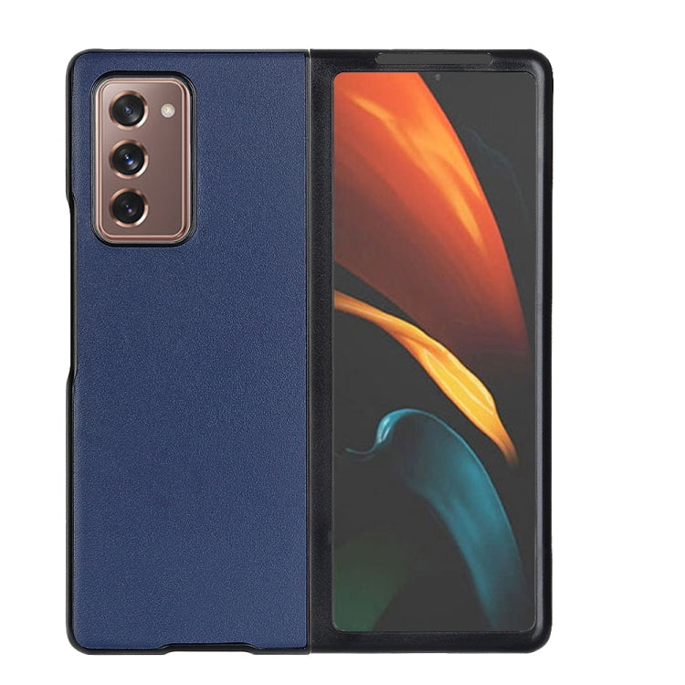 For Samsung Galaxy Z Fold2 5G Lambskin Texture Shockproof Protective Case