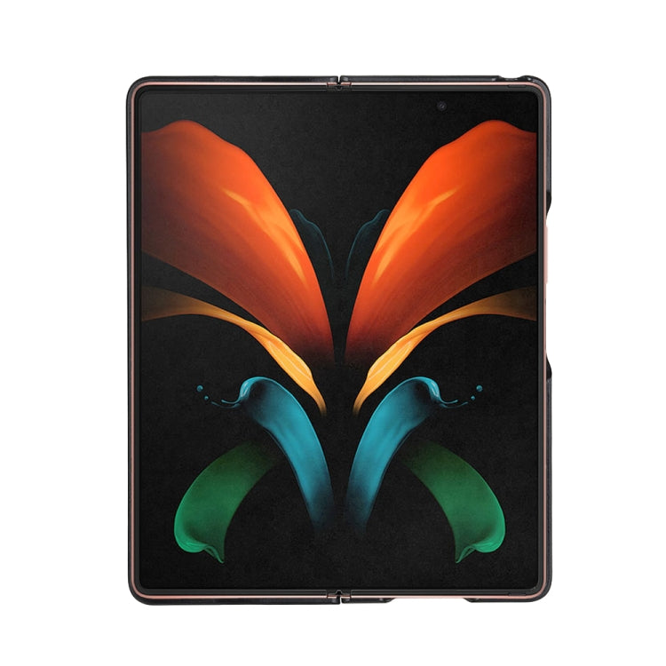 For Samsung Galaxy Z Fold2 5G Lambskin Texture Shockproof Protective Case