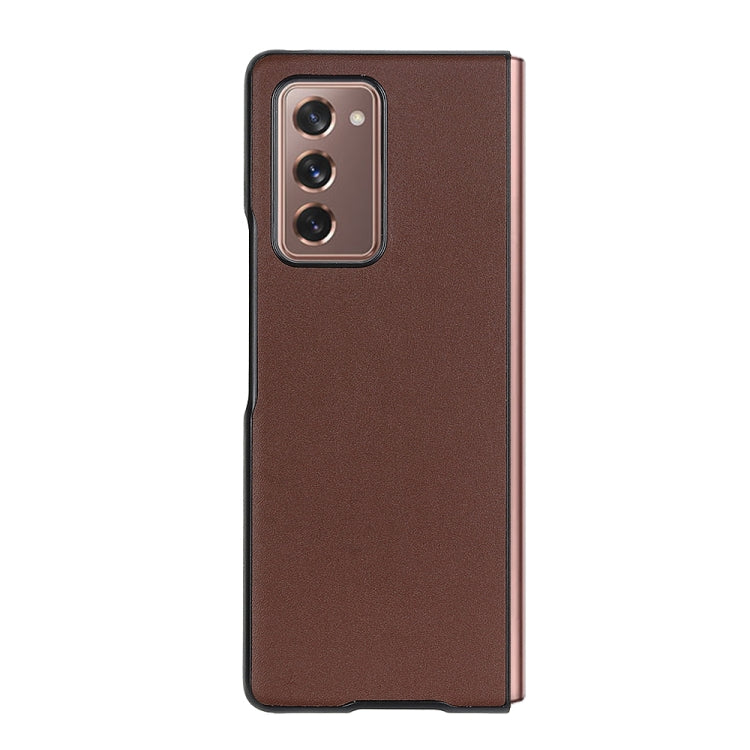 For Samsung Galaxy Z Fold2 5G Lambskin Texture Shockproof Protective Case