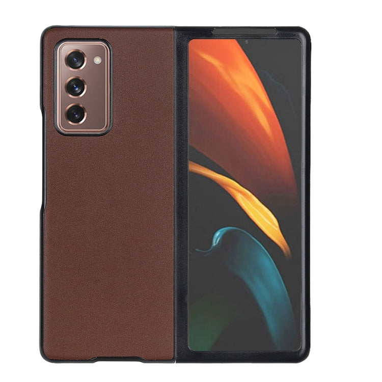 For Samsung Galaxy Z Fold2 5G Lambskin Texture Shockproof Protective Case