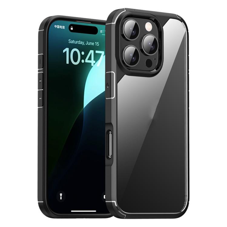 For iPhone 16 Pro Max iPAKY YJ Series Transparent PC+TPU Phone Case