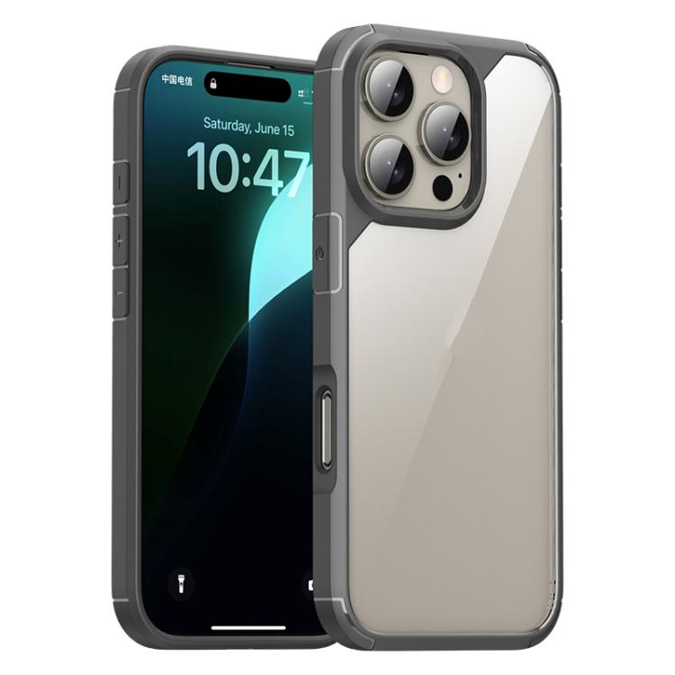 For iPhone 16 Pro Max iPAKY YJ Series Transparent PC+TPU Phone Case