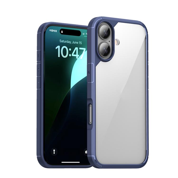 For iPhone 16 iPAKY YJ Series Transparent PC+TPU Phone Case