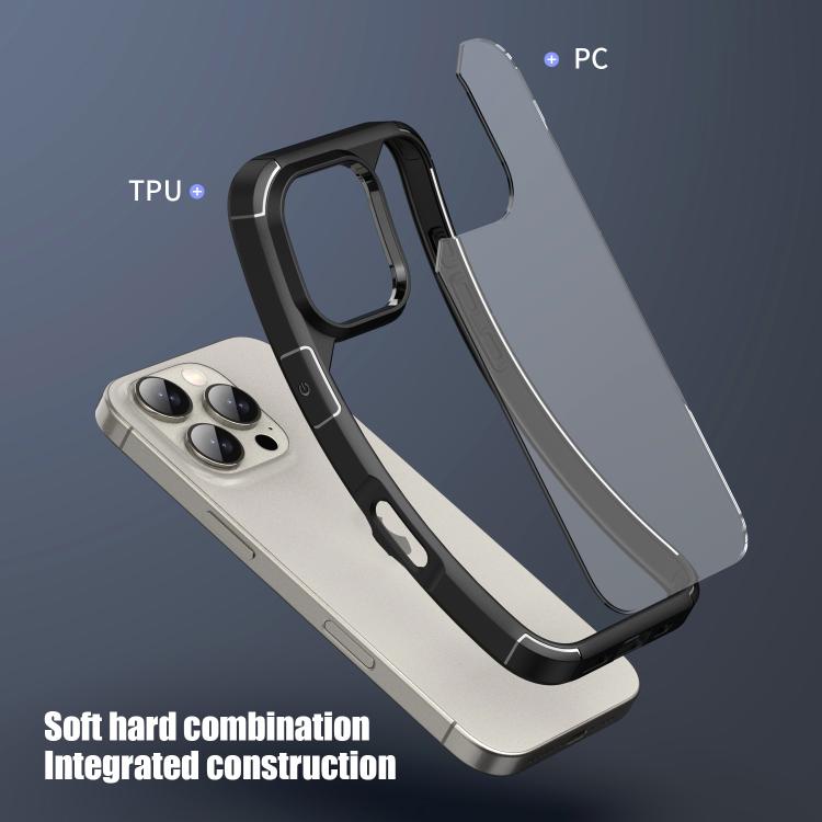 For iPhone 16 Pro Max iPAKY YJ Series Transparent PC+TPU Phone Case