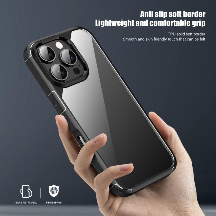 For iPhone 16 Plus iPAKY YJ Series Transparent PC+TPU Phone Case