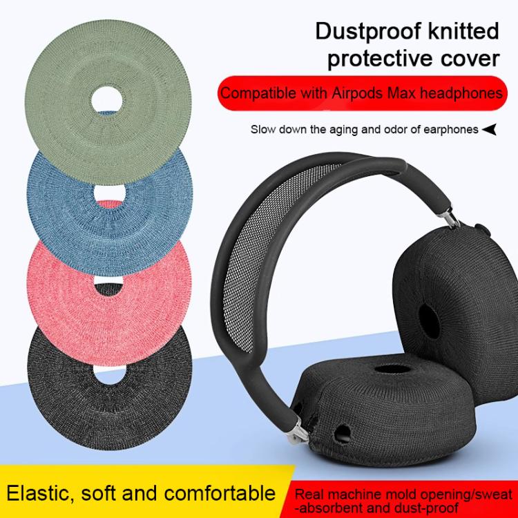 For Apple AirPods Max 2pcs Knitted Earphone Dust Cover