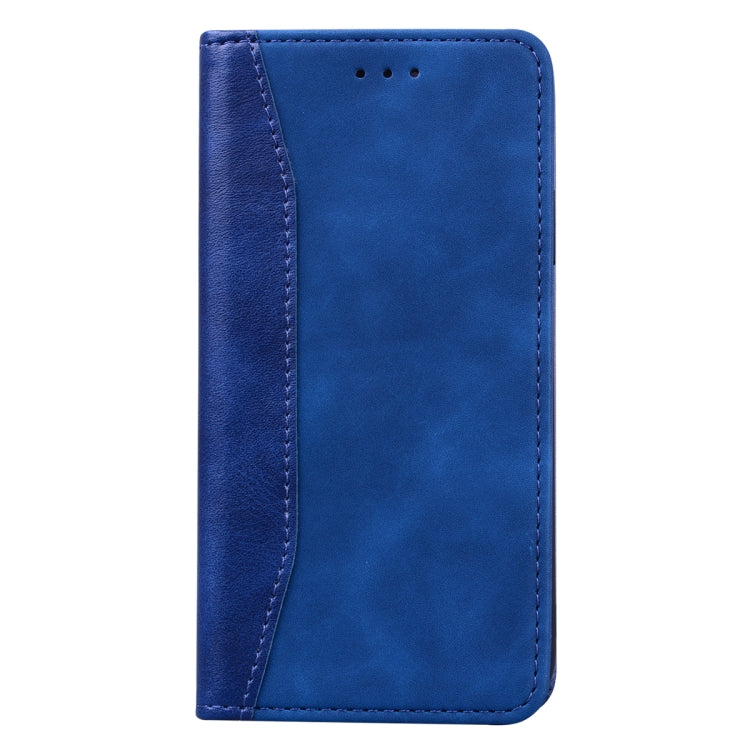 For iPhone 12 mini Business Stitching Horizontal Flip Leather Case with Double Folding & Bracket & Card Slots & Photo Frame & Wallet
