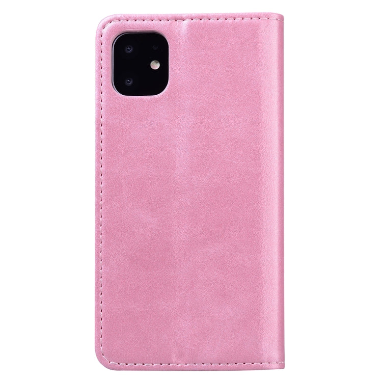 For iPhone 12 mini Business Stitching Horizontal Flip Leather Case with Double Folding & Bracket & Card Slots & Photo Frame & Wallet