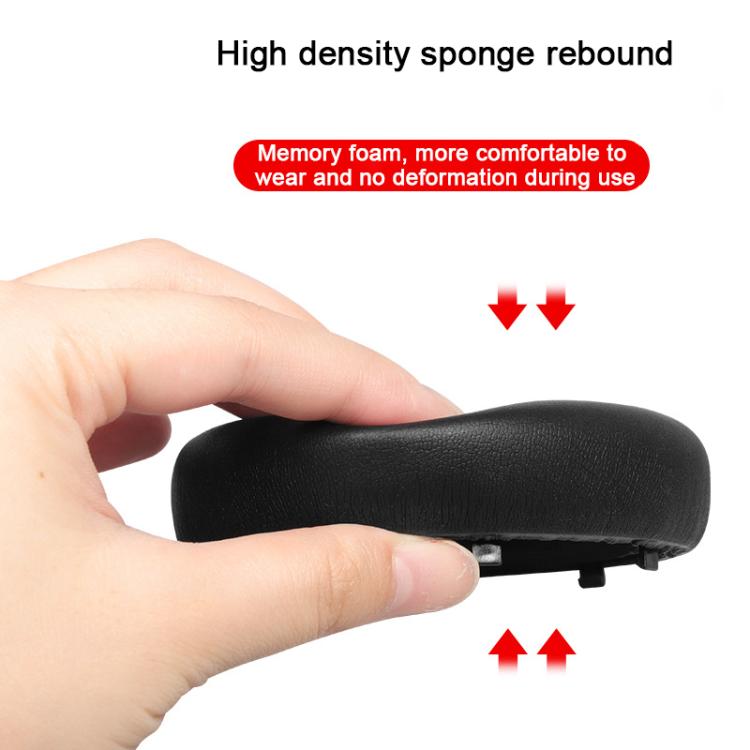For Meizu HD60 2pcs Protein Leather Snap-on Type Earphone Covers