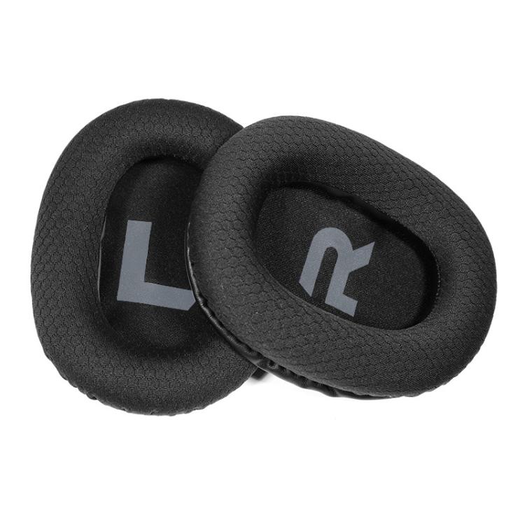 1 Pair Printing Insert Earpads For Somic G936N / G936, Material:Football Net Fabric - Black