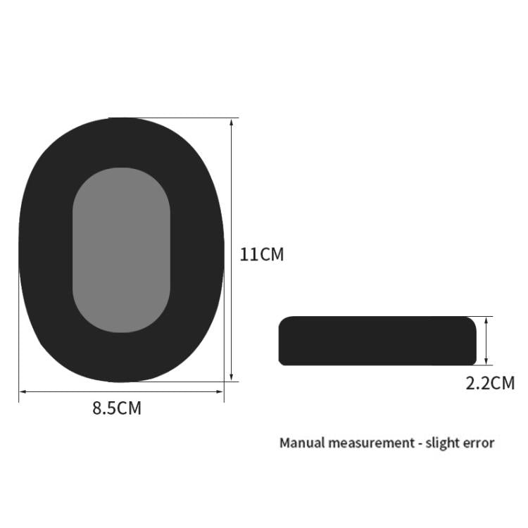 1 Pair Printing Insert Earpads For Somic G936N / G936, Material:Football Net Fabric - Black