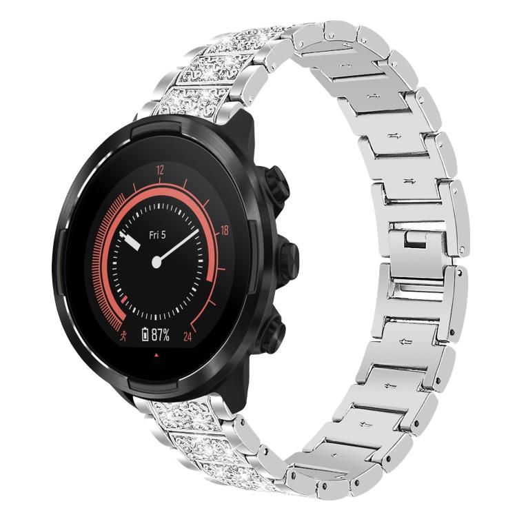 For Suunto 9 / 9 Baro / D5 / Core / 7 22mm xDfind Diamond Jewelry Stainless Steel Watch Band