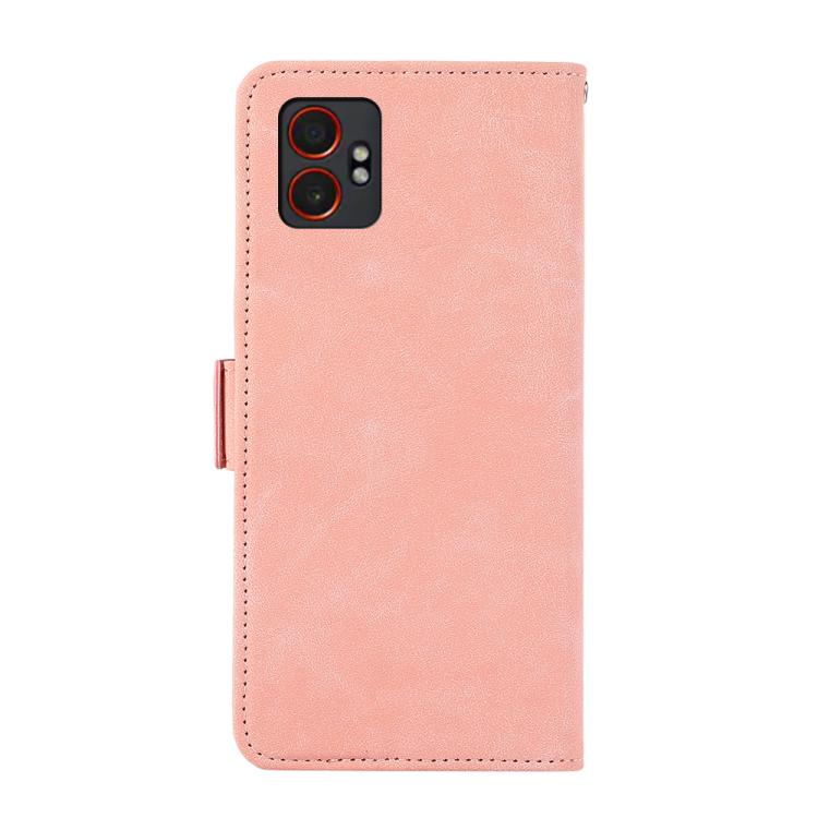For Samsung Galaxy XCover7 Pro ABEEL Frosted Magnetic RFID Leather Phone Case
