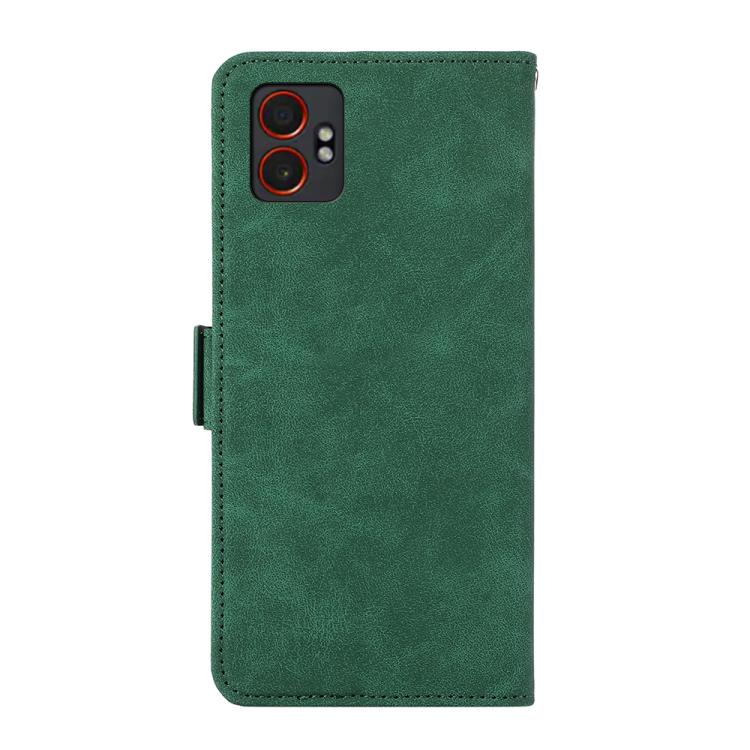 For Samsung Galaxy XCover7 Pro ABEEL Frosted Magnetic RFID Leather Phone Case