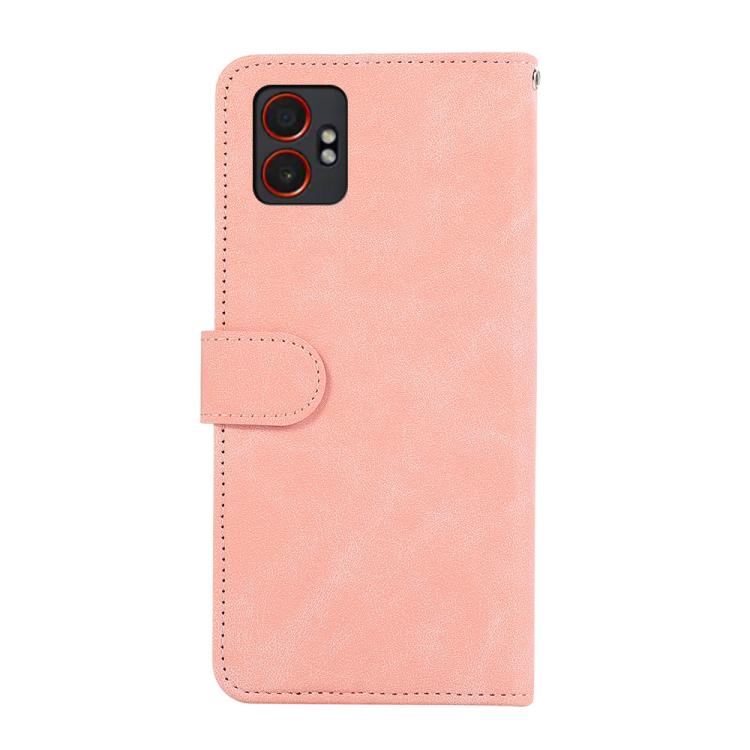 For Samsung Galaxy XCover7 Pro ABEEL Color Block Magnetic RFID Leather Phone Case