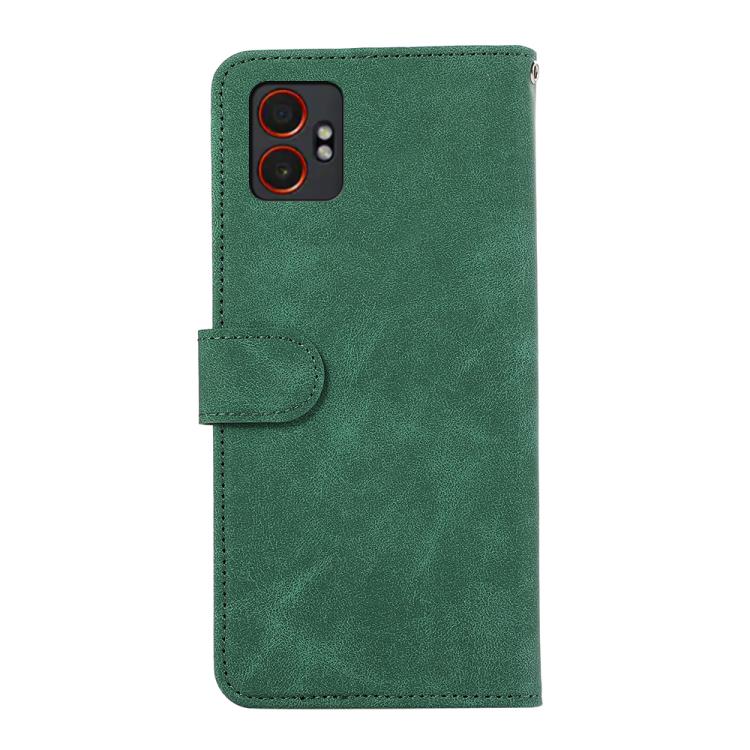 For Samsung Galaxy XCover7 Pro ABEEL Color Block Magnetic RFID Leather Phone Case