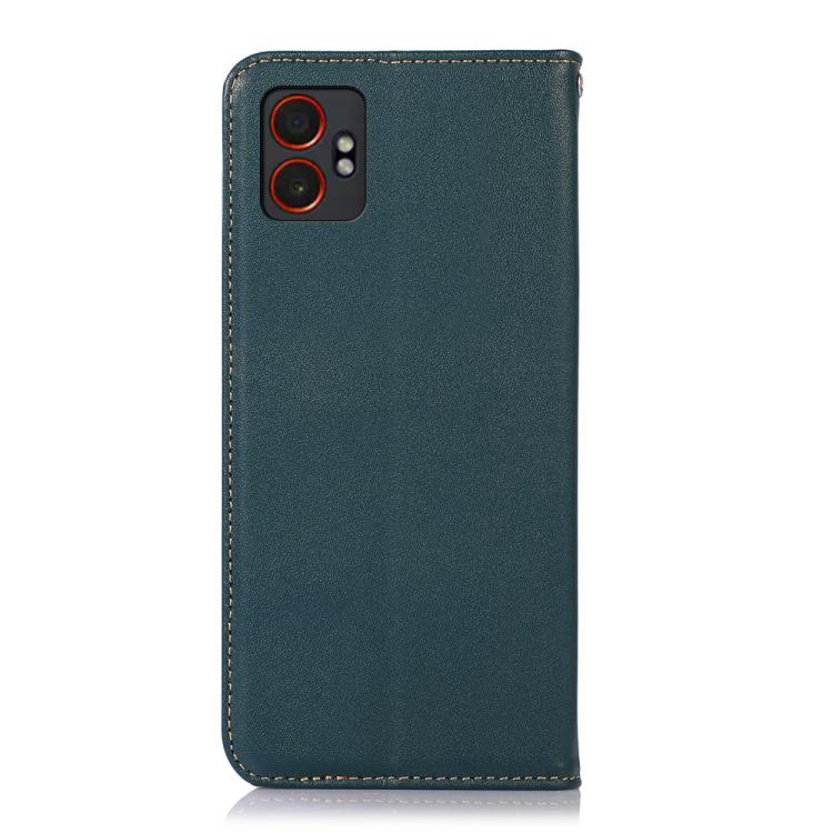 For Samsung Galaxy XCover7 Pro KHAZNEH Nappa Top Layer Cowhide Leather Phone Case