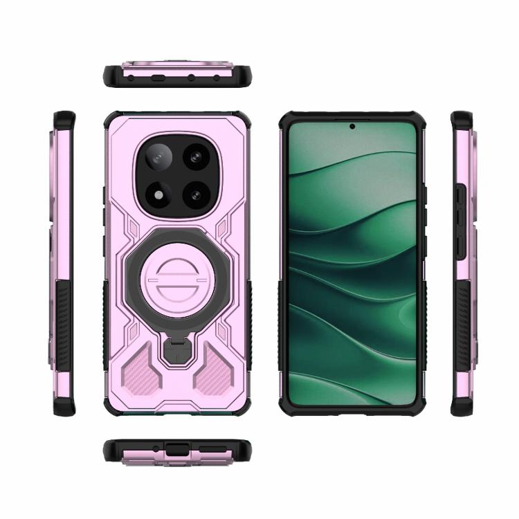 For Redmi Note 14 Pro 5G J-20 Solid Color MagSafe Magnetic TPU+PC Phone Case