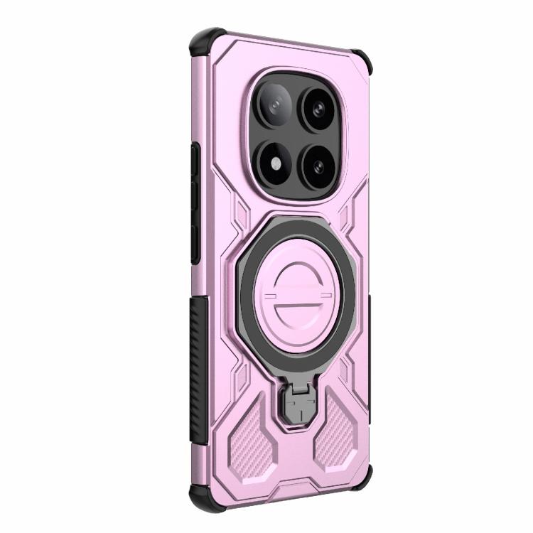 For Redmi Note 14 Pro 5G J-20 Solid Color MagSafe Magnetic TPU+PC Phone Case