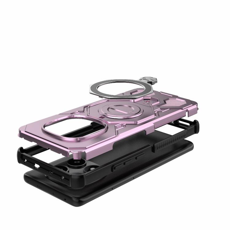 For Redmi Note 14 Pro 5G J-20 Solid Color MagSafe Magnetic TPU+PC Phone Case