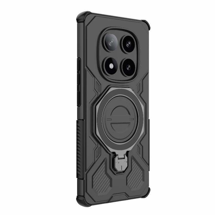 For Redmi Note 14 Pro 5G J-20 Solid Color MagSafe Magnetic TPU+PC Phone Case
