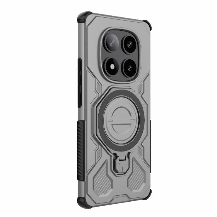 For Redmi Note 14 Pro 5G J-20 Solid Color MagSafe Magnetic TPU+PC Phone Case