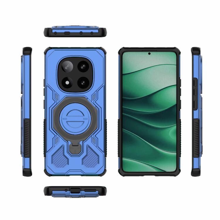 For Redmi Note 14 Pro 5G J-20 Solid Color MagSafe Magnetic TPU+PC Phone Case