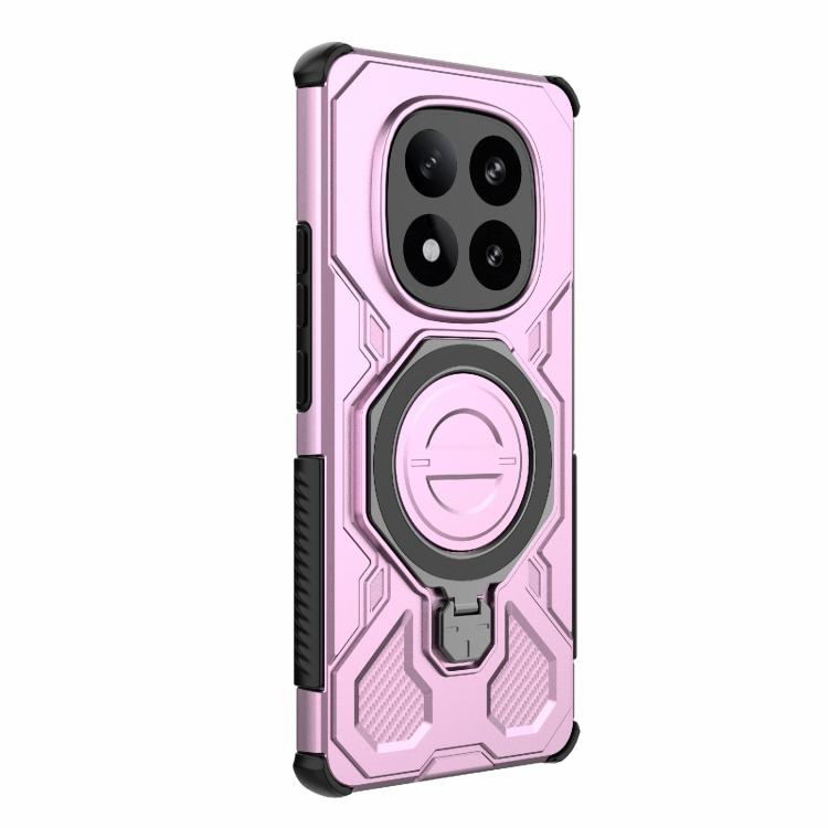 For Redmi Note 14 Pro+ 5G Global J-20 Solid Color MagSafe Magnetic TPU+PC Phone Case