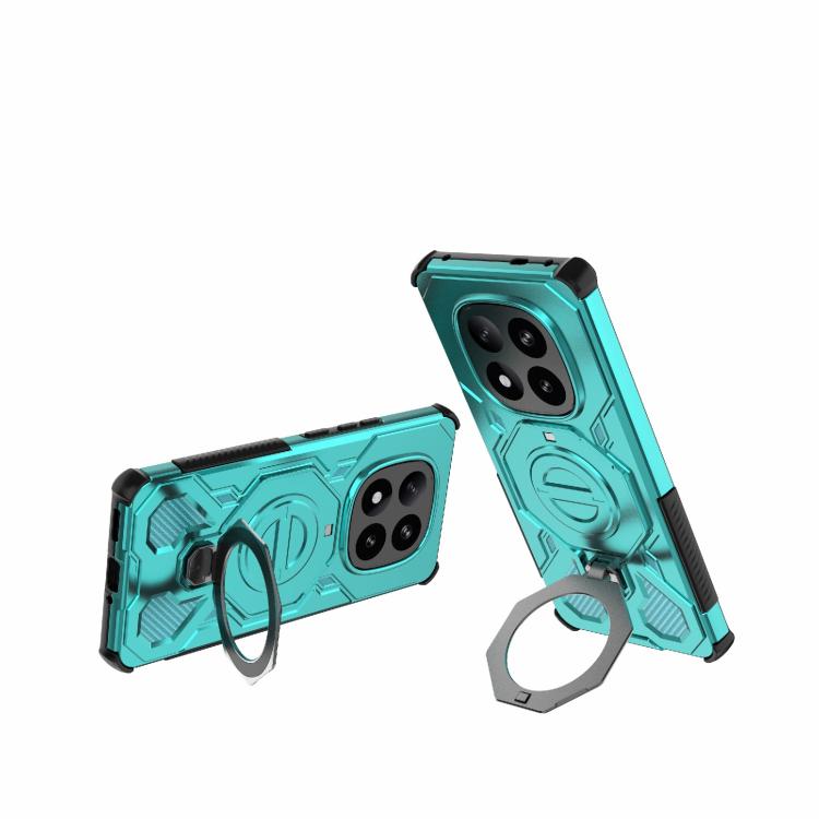 For Redmi Note 14 Pro+ 5G Global J-20 Solid Color MagSafe Magnetic TPU+PC Phone Case