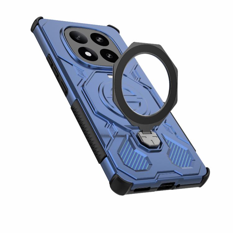 For Redmi Note 14 Pro+ 5G Global J-20 Solid Color MagSafe Magnetic TPU+PC Phone Case