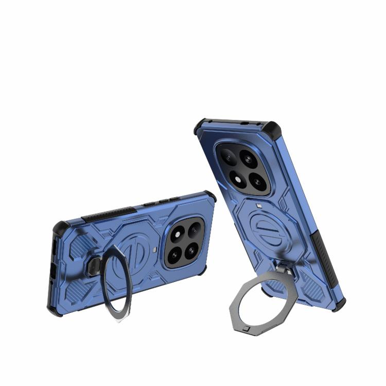 For Redmi Note 14 Pro+ 5G Global J-20 Solid Color MagSafe Magnetic TPU+PC Phone Case