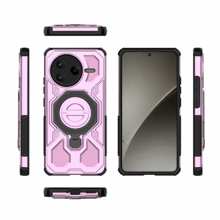 For Redmi K80 J-20 Solid Color MagSafe Magnetic TPU+PC Phone Case