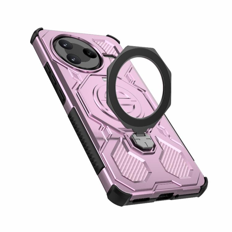 For Redmi K80 J-20 Solid Color MagSafe Magnetic TPU+PC Phone Case