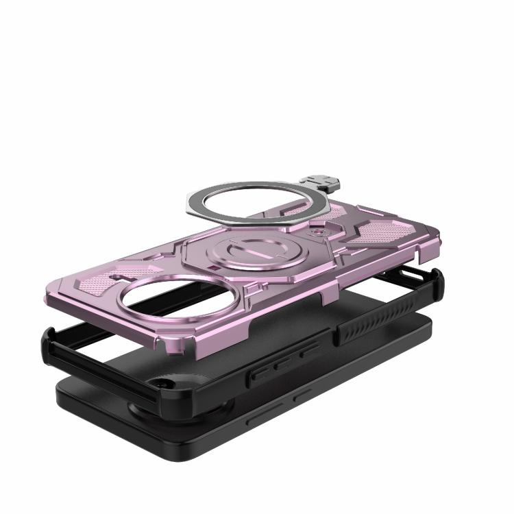 For Redmi K80 J-20 Solid Color MagSafe Magnetic TPU+PC Phone Case