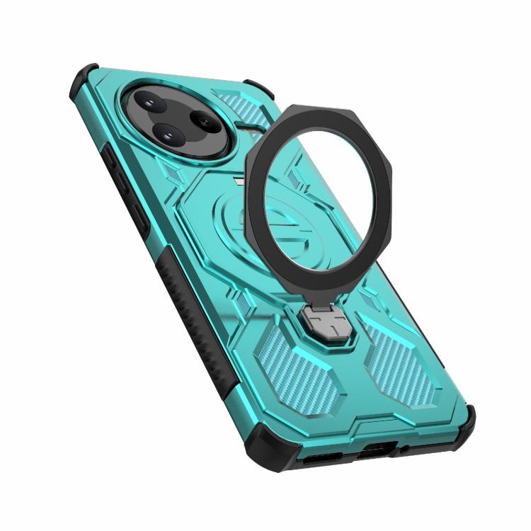 For Redmi K80 J-20 Solid Color MagSafe Magnetic TPU+PC Phone Case