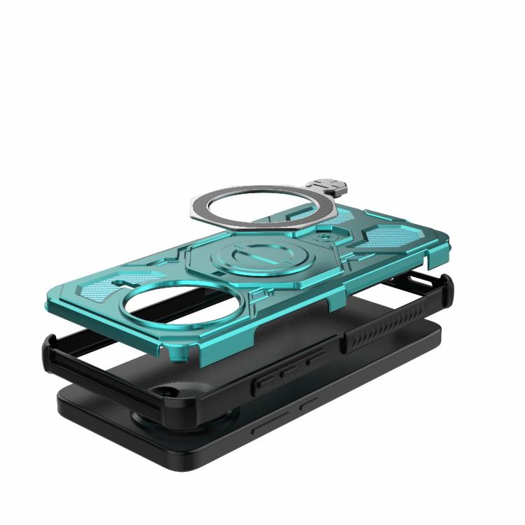 For Redmi K80 J-20 Solid Color MagSafe Magnetic TPU+PC Phone Case