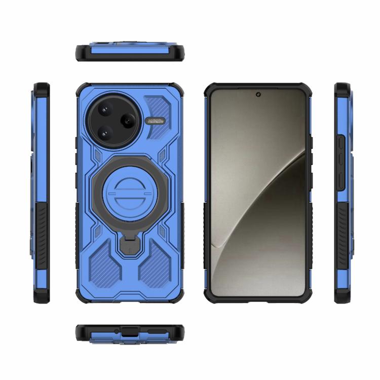 For Redmi K80 J-20 Solid Color MagSafe Magnetic TPU+PC Phone Case