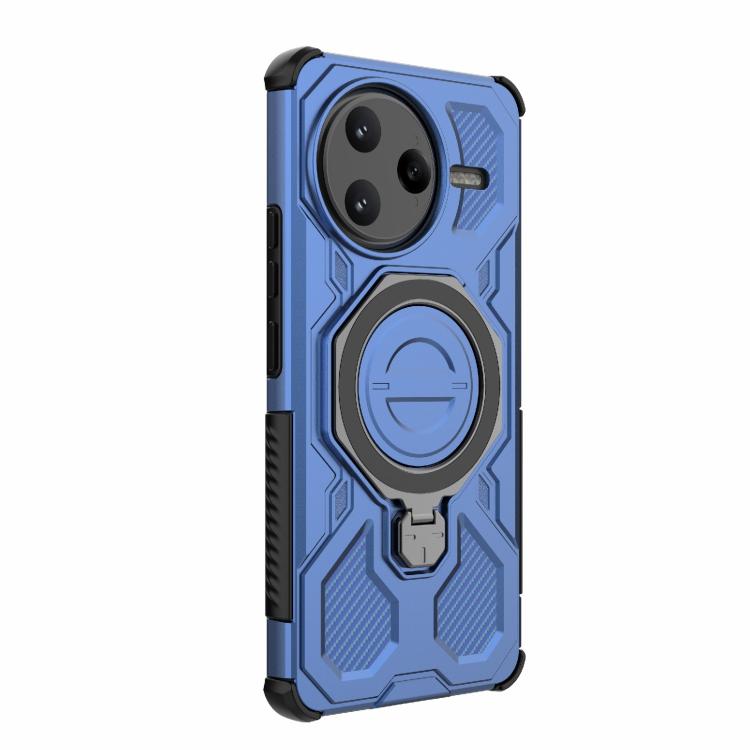For Redmi K80 J-20 Solid Color MagSafe Magnetic TPU+PC Phone Case