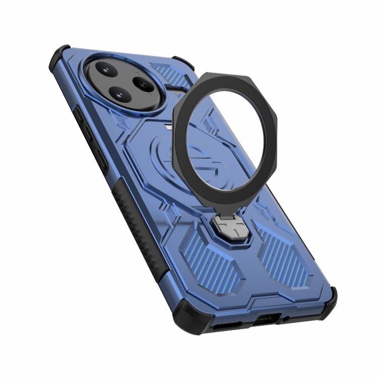 For Redmi K80 J-20 Solid Color MagSafe Magnetic TPU+PC Phone Case
