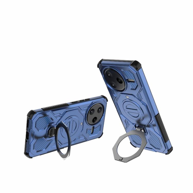 For Redmi K80 J-20 Solid Color MagSafe Magnetic TPU+PC Phone Case
