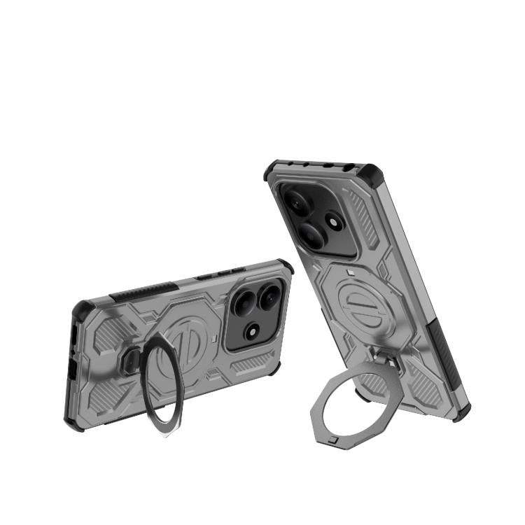 For Redmi Note 14 5G J-20 Solid Color MagSafe Magnetic TPU+PC Phone Case