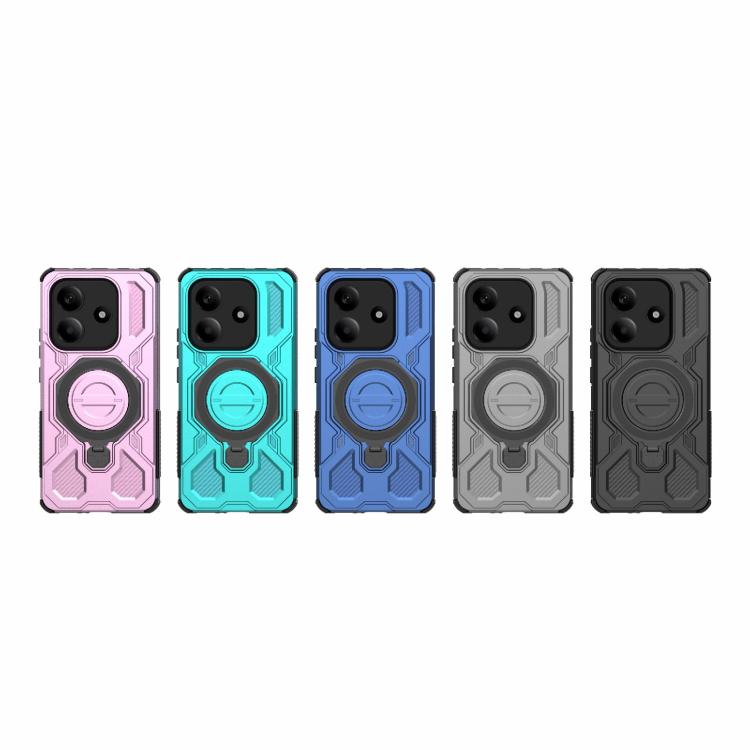 For Redmi Note 14 5G J-20 Solid Color MagSafe Magnetic TPU+PC Phone Case
