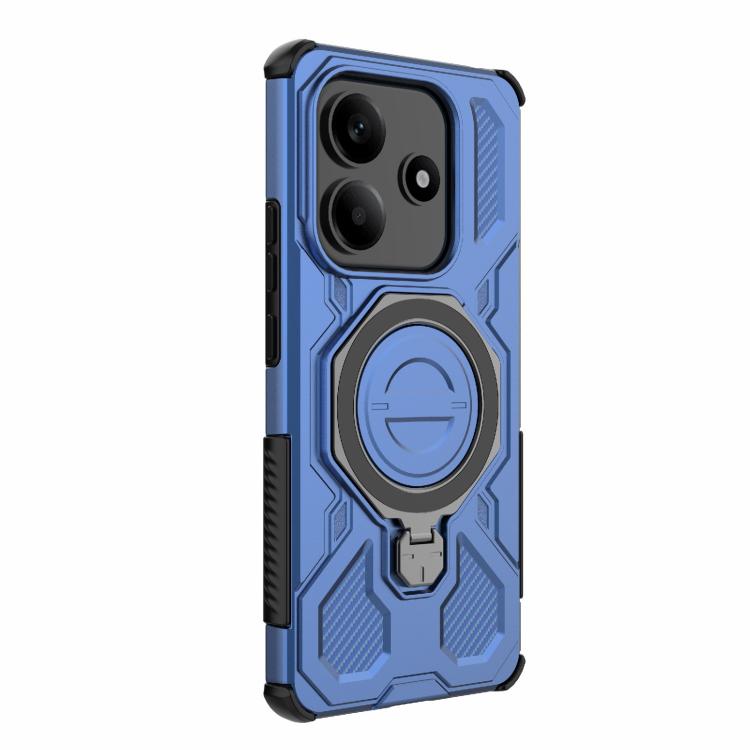 For Redmi Note 14 5G J-20 Solid Color MagSafe Magnetic TPU+PC Phone Case