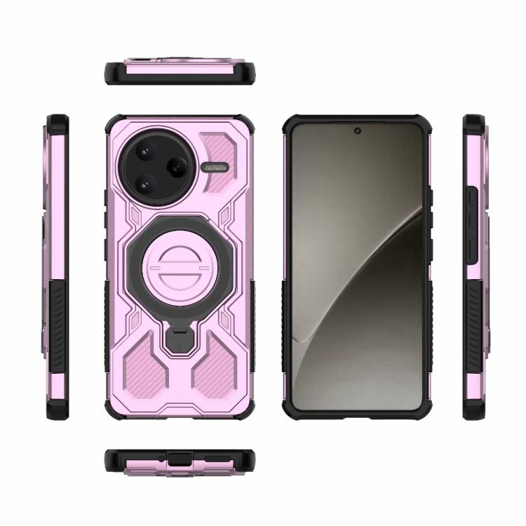 For Redmi K80 Pro 5G J-20 Solid Color MagSafe Magnetic TPU+PC Phone Case