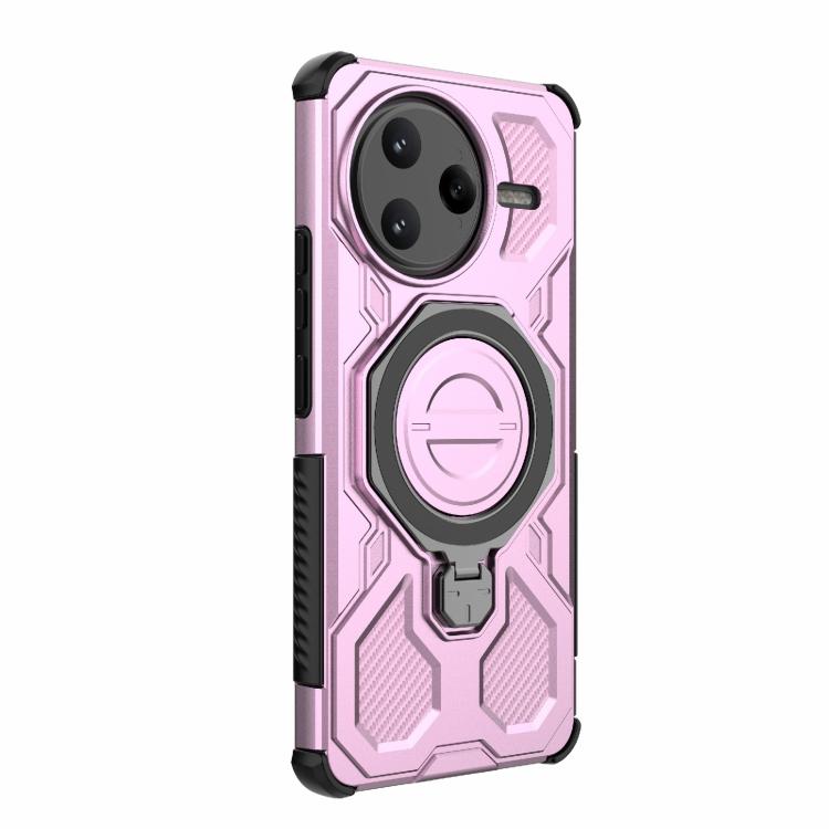 For Redmi K80 Pro 5G J-20 Solid Color MagSafe Magnetic TPU+PC Phone Case