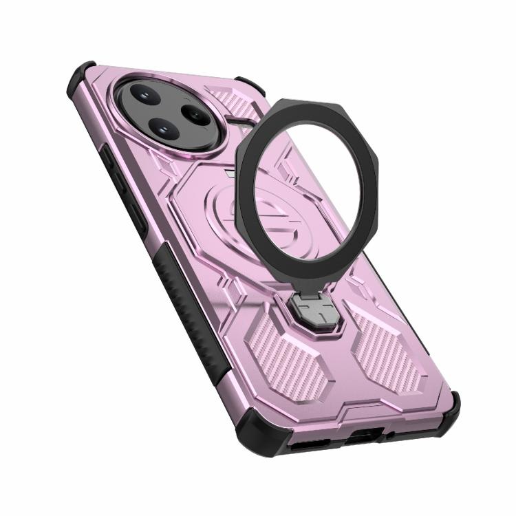 For Redmi K80 Pro 5G J-20 Solid Color MagSafe Magnetic TPU+PC Phone Case
